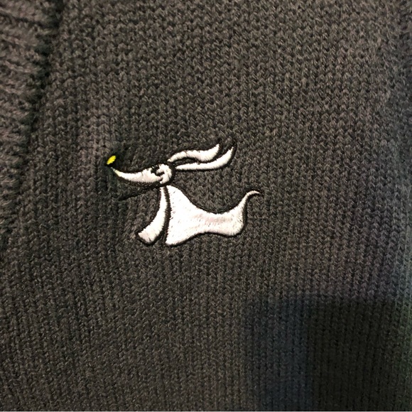 The Nightmare Before Christmas Jack & Sally Applique Girl Sweater Vest - Picture 4 of 7